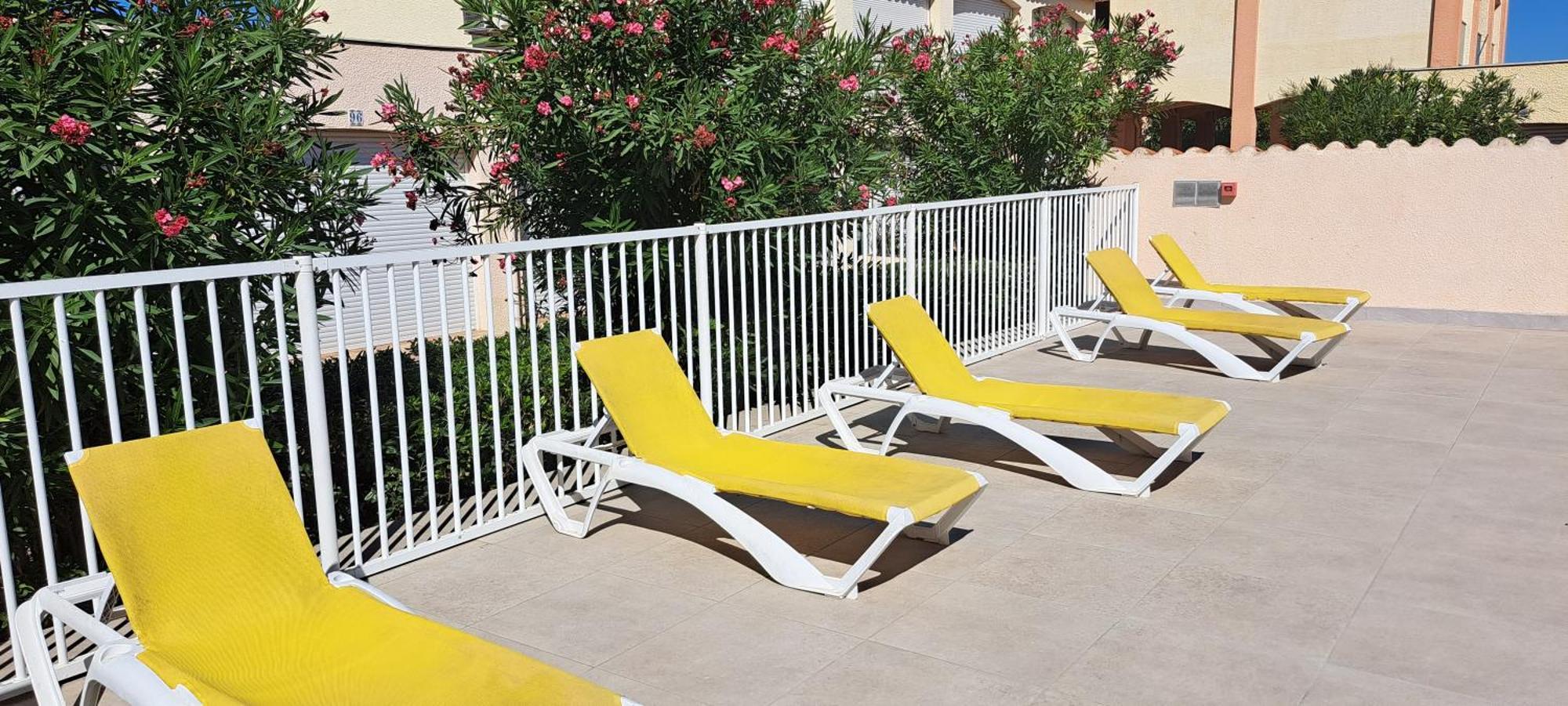Au Village Coeur De Barcares Studio Vue Mer 3 Couchages Le Barcarès Exteriér fotografie